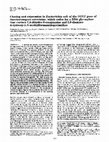 Research paper thumbnail of Cloning and expression in Escherichia coli of the OGG1 gene of Saccharomyces cerevisiae, which codes for a DNA glycosylase that excises 7,8-dihydro-8-oxoguanine and 2,6-diamino-4-hydroxy-5-N-methylformamidopyrimidine