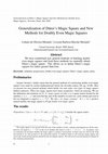 Research paper thumbnail of Generalization of Dürer's Magic Square and New Methods for Doubly Even Magic Squares