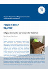 Research paper thumbnail of POLICY BRIEF 02/2020 Religious Communities and Corona in the Middle East Religious Communities and Corona in the Middle East Introduction: Four Groups of Religious Actors and a Regional Trend