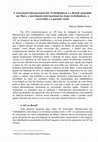 Research paper thumbnail of A Associação Internacional dos Trabalhadores e o Brasil: pensando em Marx, o movimento internacional da classe trabalhadora, a escravidão e a questão racial