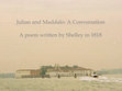 Research paper thumbnail of Powerpoint: Julian and Maddalo: A Conversation: A poem written by Shelley in 1818