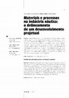 Research paper thumbnail of Materiais e processo da indústria náutica