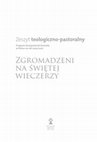 Research paper thumbnail of Formacja liturgiczna, czyli o wyrabianiu liturgicznego smaku