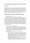 Research paper thumbnail of Se puede reabrir la negociación de paz con las FARC 2008