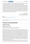 Research paper thumbnail of Review of Anne M. Thell, Grounds of Natural Philosophy