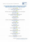 Research paper thumbnail of A Comparative Study of National Infrastructures for Digital (Open) Educational Resources in Higher Education