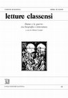 Research paper thumbnail of Dante alle soglie dell’eterno: visioni bibliche e poesia tra l’Epistola a Cangrande e la Commedia, in Dante e la guerra. Letture Classensi 48, a c. di A. Casadei, Ravenna, Longo, 2020, pp. 103-27.