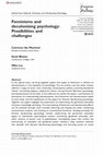 Research paper thumbnail of Feminisms and decolonising psychology: possibilities and challenges