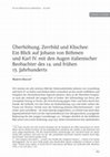 Research paper thumbnail of Überhöhung, Zerrbild und Klischee: Ein Blick auf Johann von Böhmen und Karl IV. mit den Augen italienischer Beobachter des 14. und frühen 15. Jahrhunderts