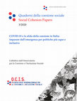 Research paper thumbnail of Dall'emergenza sanitaria alla sanatoria: la condizione degli immigrati nella pandemia