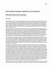 Research paper thumbnail of (2018) Informal Muslim Marriages: Regulations and Contestations