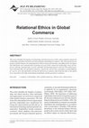 Research paper thumbnail of Relational ethics in global commerce