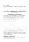 Research paper thumbnail of Contribution and limits of the notion of "media capital", conference Discovering what’s new : fécondité heuristique et limites du croisement des approches en sociologie du journalisme, Journée d’études autour de Michael Schudson organisée par LaSSP – IEP de Toulouse