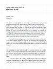 Research paper thumbnail of Rosh ha Shanah Sermon 2020/5781: How can we do this best?