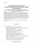 Research paper thumbnail of Implementation and Evaluation of Laboratory/Tutorial Exercises for Software Defined Radio Education