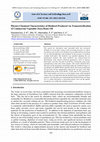 Research paper thumbnail of Physico-Chemical Characteristics of Biodiesel Produced via Transesterification of Commercial Vegetable (Soya Bean) Oil