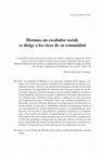 Research paper thumbnail of Hermas, un escalador social, se dirige a los ricos de su comunidad