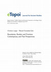 Research paper thumbnail of Boundaries, Borders and Frontiers: Contemporary and Past Perspectives