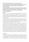 Research paper thumbnail of “Ninguna mujer vuelve igual”: El Encuentro Nacional de Mujeres en el contexto de la masificación de la lucha por los derechos de las mujeres en Argentina (2008-2018)