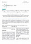 Research paper thumbnail of Human geography of drylands. I. Planning the database: Physical, built-up, chemical, biological (ecological), and social indicators