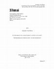 Research paper thumbnail of Alejandro Ávila Huerta - El performance de la masculinidad: ¿acción o actuación?