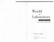 Research paper thumbnail of World as Laboratory MICE, MAZES, AND MEN REBECCA LEMOY -. HILL AND WANG A division of Farrar, Straus and Giroux