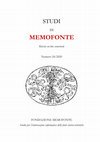 Research paper thumbnail of "Su un tecnicismo dell'architettura di area settentrionale: il verbo salicare/saligare ('selciare')", in  «Studi di Memofonte», XXIV, 2020, pp. 287-311.