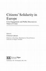 Research paper thumbnail of Citizens' Solidarity in Europe: Civic Engagement and Public Discourse in Times of Crises