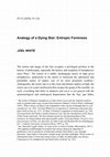 Research paper thumbnail of Analogy of a Dying Star: Entropic Formness (Pli)