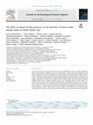 Research paper thumbnail of The effect of animal herding practices on the diversity of human stable isotope values in North Central Asia