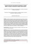 Research paper thumbnail of Transporte rodoviário interestadual de passageiros e cidades médias: circulação e interações em Chapecó, Santa Catarina