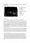 Research paper thumbnail of Inquietação -a propósito do artigo "Poética Maneirista" de Isabel Almeida