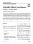 Research paper thumbnail of Provenance analysis of marble ecclesiastical elements from the extra-mural Byzantine Church of Udhruh (South Jordan