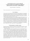 Research paper thumbnail of ZAHLOUBENÉ CHATY NA MALÉ OHRADĚ V PRAZE-STODŮLKÁCH. PŘÍSPĚVEK K OSÍDLENÍ JIHOZÁPADNÍ ČÁSTI PRAHY V DOBĚ ŘÍMSKÉ. Pit houses in Malá Ohrada in Prague-Stodůlky. A contribution to the occupation of the southwestern part of Prague during the Roman period