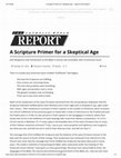 Research paper thumbnail of A Scripture Primer for a Skeptical Age