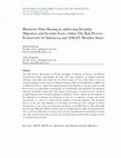 Research paper thumbnail of Biometric Data Sharing in addressing Irregular Migration and Security Issues within The Bali Process Framework for Indonesia and ASEAN Member States