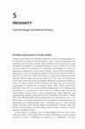 Research paper thumbnail of Proximity: Practice, Participant Observation and Security Studies