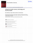 Research paper thumbnail of Taking the trouble: science, technology and security studies