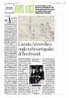 Research paper thumbnail of Frits Lugt, «Alias domenica», 27 settembre 2020