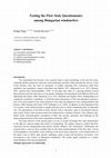 Research paper thumbnail of Testing the Flow State Questionnaire among Hungarian windsurfers