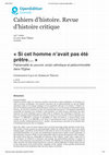 Research paper thumbnail of « Si cet homme n’avait pas été prêtre… » Patriarcalité du pouvoir, script catholique et pédocriminalité dans l’Église