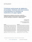 Research paper thumbnail of Construtos audiovisuais de vigilância e privacidade: interfaces entre tecnocultura e tecnopolítica e os sentidos de hacktivismo em jogos digitais