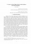 Research paper thumbnail of C'è sempre una vittima: Filippo Alcaini tra radice brembana e universalità antropologica