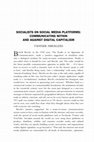 Research paper thumbnail of Socialists on Social Media Platforms: Communicating Within and Against Digital Capitalism