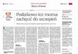 Research paper thumbnail of Podatkowo też można zachęcić do szczepień [TAX BREAKS COULD ENCOURAGE TO VACCINATIONS]