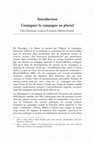 Research paper thumbnail of "Conjuguer la campagne au pluriel" in L. Baamara, C. Floderer et M. Poirier (dir.), Faire campagne, ici et ailleurs. Mobilisations électorales et pratiques politiques ordinaires, Paris, Karthala, 2016, p. 7-21