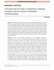 Research paper thumbnail of A Pirouette with the Twist of a Wheelchair: Embodied Translation and the Creation of Kinesthetic Commensurability