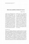 Research paper thumbnail of 'Hacia una semiótica reticular de sucesos'