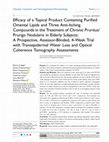 Research paper thumbnail of Efficacy of a Topical Product Containing Purified Omental Lipids and Three Anti-Itching Compounds in the Treatment of Chronic Pruritus/Prurigo Nodularis in Elderly Subjects: A Prospective, Assessor-Blinded, 4-Week Trial with Transepidermal Water Loss and Optical Coherence Tomography Assessments