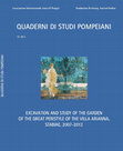 Research paper thumbnail of P. Gardelli, History of the excavations in the area of the Great Peristyle of the Villa Arianna: 18th century explorations to the latest investigations, Quaderni di Studi Pompeiani, 7, 2016, Longobardi Editore, Castellammare di Stabia 2016, pp. 17-20.